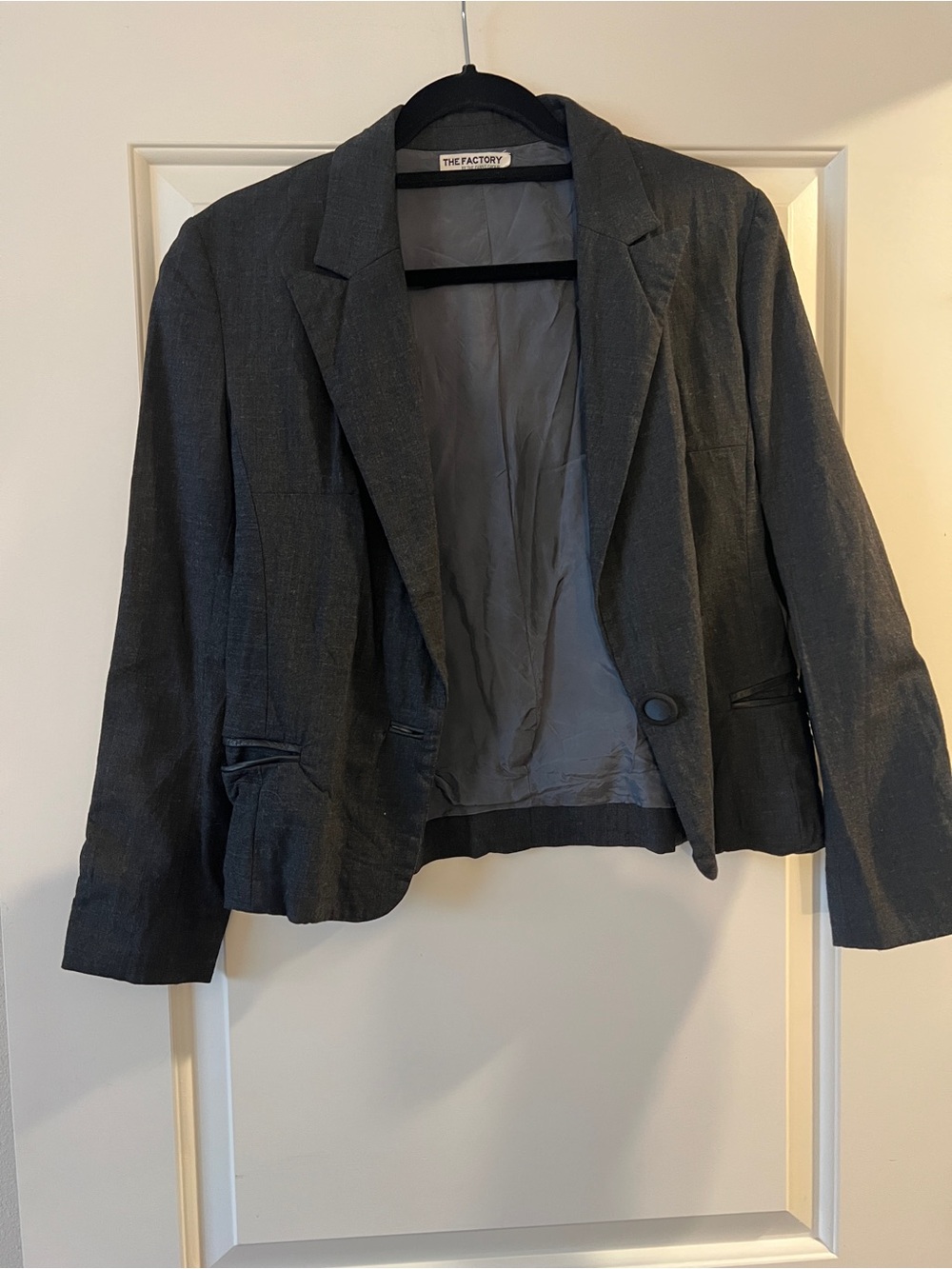 Women's Charcoal Gray Blazer